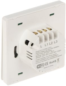 Atlo POTRÓJNY INTELIGENTNY PRZEŁĄCZNIK ŚWIATŁA ATLO-WB3/K-TUYA Wi-Fi, Tuya Smart 3