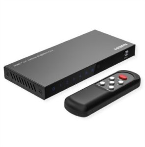 Przełącznik HDMI ROLINE, 4x1, 8K60Hz, z pilotem zdalnego sterowania 1