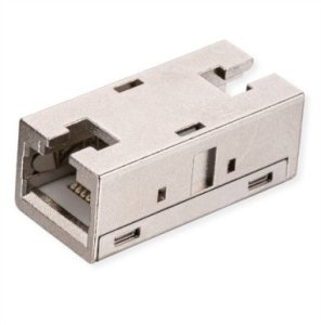 Łącznik modułowy RJ-45 ROLINE, Cat. 6A (klasa EA), ekranowany, metalowa obudowa 1
