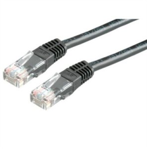 Kabel krosowy UTP, kat. 6 (klasa E), czarny, 7 m 1