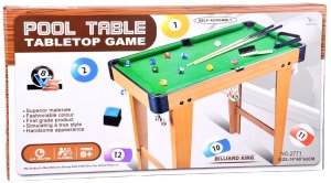 Kompletny Zestaw Stół Bilard i akcesoria gra towarzyska dla dzieci GR0687 13