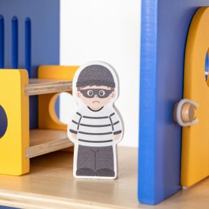 Masterkidz VIGA Drewniany Komisariat Policji Radiowóz 3 poziomy 14 el 5