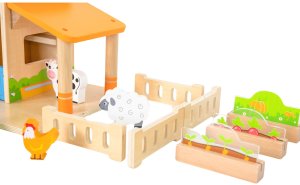 VIGA Drewniana Farma Dom Farmera Z Ogródkiem I Traktorem 21 el 6
