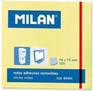 Milan Karteczki samoprzylepne 76x76/100K (158493) 1