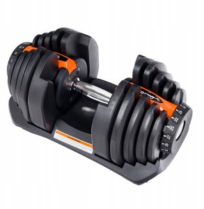 1x HANTEL REGULOWANY NOWOCZESNY SYSTEM REGULACJI HANTLA CIĘŻAR 5-40KG 1