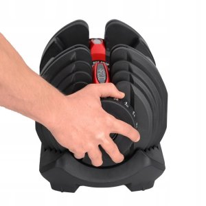 1x HANTEL REGULOWANY NOWOCZESNY SYSTEM REGULACJI HANTLA CIĘŻAR 5-40KG 5
