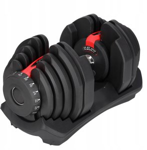 1x HANTEL REGULOWANY NOWOCZESNY SYSTEM REGULACJI HANTLA CIĘŻAR 5-40KG 8