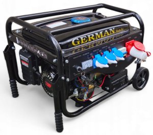 AGREGAT PRĄDOTWÓRCZY A8 5,2kW KOŁA MIEDŹ prądu AVR+ MIEDZIANY STOJAN GERMAN 2