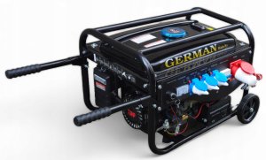 AGREGAT PRĄDOTWÓRCZY A8 5,2kW KOŁA MIEDŹ prądu AVR+ MIEDZIANY STOJAN GERMAN 3