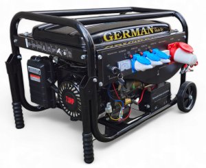 AGREGAT PRĄDOTWÓRCZY A8 5,2kW KOŁA MIEDŹ prądu AVR+ MIEDZIANY STOJAN GERMAN 4