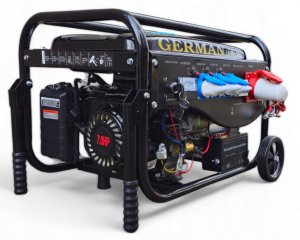 AGREGAT PRĄDOTWÓRCZY A8 5,2kW KOŁA MIEDŹ prądu AVR+ MIEDZIANY STOJAN GERMAN 5