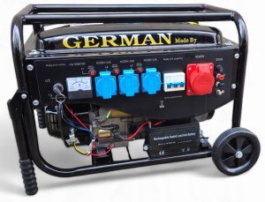 AGREGAT PRĄDOTWÓRCZY A8 5,2kW KOŁA MIEDŹ prądu AVR+ MIEDZIANY STOJAN GERMAN 6