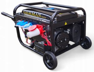 AGREGAT PRĄDOTWÓRCZY A8 5,2kW KOŁA MIEDŹ prądu AVR+ MIEDZIANY STOJAN GERMAN 7