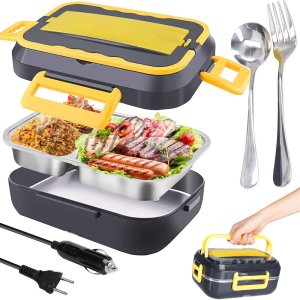 Elektryczny lunchbox pojemnik podgrzewany do auta ciężarówki pracy obiadowy 1