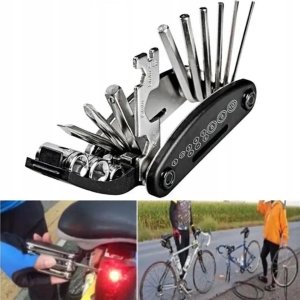 MULTITOOL ROWEROWY KLUCZE DO NAPRAWY WIELOFUNKCYJNY ZESTAW NARZĘDZI 16w1 6