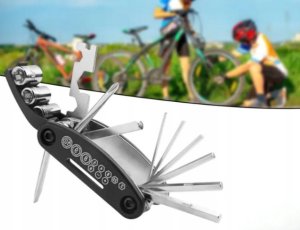 MULTITOOL ROWEROWY KLUCZE DO NAPRAWY WIELOFUNKCYJNY ZESTAW NARZĘDZI 16w1 9