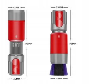 GERMAN SZCZOTKA BEZ ZARYSOWAŃ do DYSON V7 V8 V10 V11 V15 KOŃCÓWKA SSAWKA 3