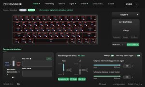 Klawiatura Akko MonsGeek FUN60 Pro Gaming magnetyczne przełączniki 8
