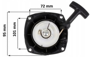 GERMAN Szarpak starter rozrusznik kosy EUROTEC NAC 6