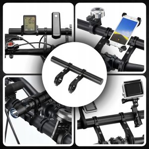 UCHWYT NA KIEROWNICĘ DODATKOWA KIEROWNICA ROWEROWY METALOWY DO ROWERU 6