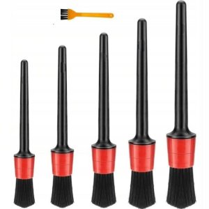 Zestaw pędzli do auta detailingu czyszczenia pędzel detailing brush 5 sztk 1