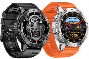 SMARTWATCH Zegarek Męski LATARKA Ciśnieniomierz ROZMOWY 530mAH AMOLED IP68 3