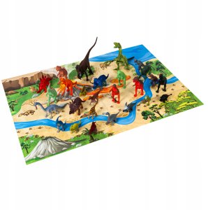 Dinozaury Duży Zestaw Figurek Dla Dzieci 26 Gatunków + Elementy Otoczenia!! 2