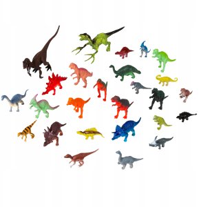 Dinozaury Duży Zestaw Figurek Dla Dzieci 26 Gatunków + Elementy Otoczenia!! 3