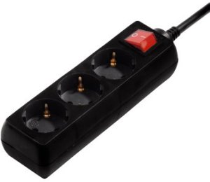 Hama Power Strip  3 ligzdas  3 m  melna - Pagarinatajs 1