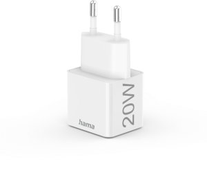 Hama Fast Charger  USB-C  20 W  balta - Stravas adapteris 4