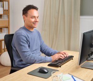 Trust Ody II Silent  SWE  melna - Bezvadu klaviatura ar peli Ody II Silent 5