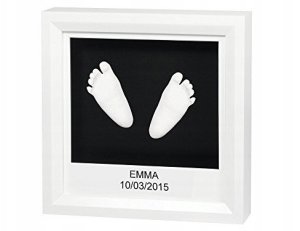 Baby art komplekts Window Sculpture mazuļa pēdiņas vai rociņas nospieduma izveidošanai  balts&amp;melns 34120078 1