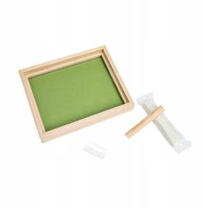 Akcija! Baby Art Pure Frame wooden komplekts mazuļa pēdiņu vai rociņu nospieduma izveidošanai 3601092030 1