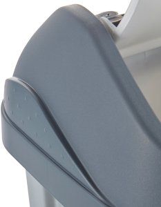 Atkritumu spainis ar grozamu vaku 50L Swantje 38 5x29x66cm gaisa sudraba krasa 4001515308953 15