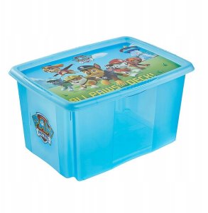 Kaste ar vaku 45L Karolina "Paw Patrol" 55 5x40x30cm gaisi zila 4052396081565 1