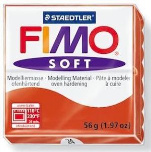 Staedtler Masa Fimo Soft 56g 24 czerwony (185277) 1