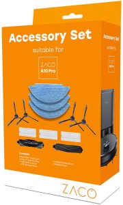 ZACO A10 Pro - Aksesuaru komplekts robotam puteklu sucejam 1