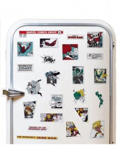 Magnet Set Marvel Comics - Ledusskapja magneti 2