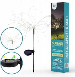SUNARI LED Solar Decor FLS-90 Solar Fireworks 3000K 600mAh Li-Ion 11