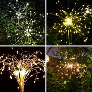 SUNARI LED Solar Decor FLS-90 Solar Fireworks 3000K 600mAh Li-Ion 9
