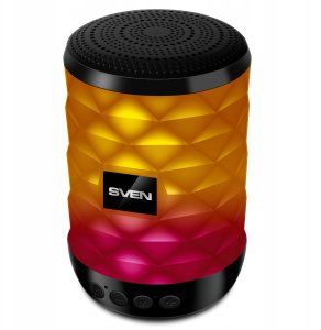 SVEN PS-55  black  power output 5W (RMS)  TWS  Bluetooth  FM  USB  microSD  lithium battery  SV-021146 3