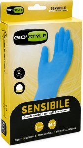 GioStyle Daudzfunkcionali un jutigi dabiga lateksa cimdi zilii M/8 izmers 31x10x0 5cm 115992024 2