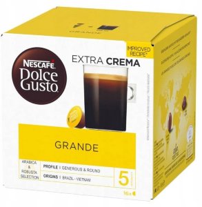 NesCafe Dolce Gusto Grande  16 porcijas - Kafijas kapsulas Grande Aroma 6
