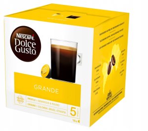 NesCafe Dolce Gusto Grande  16 porcijas - Kafijas kapsulas Grande Aroma 10