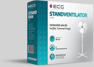 ECG  40 W  balta - Gridas ventilators 5