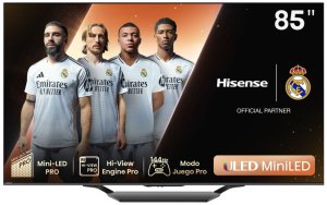 Hisense U7NQ  85''  4K UHD  Mini LED  melna - Televizors 1