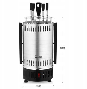 Grill elektryczny Zilan ZLN5565 Pionowy grill barbecue 900W 11