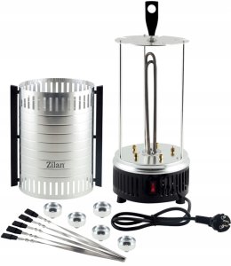 Grill elektryczny Zilan ZLN5565 Pionowy grill barbecue 900W 4