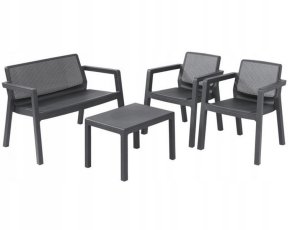 Keter Emily Patio Set dārza mēbeļu komplekts  pelēks 29209500939 1