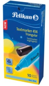 Pelikan Teksta Marker trójkątny 414 niebieski 2